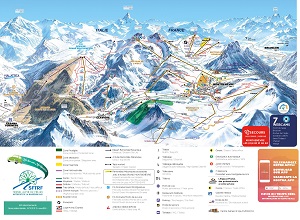 PLAN DES PISTES MONTGENEVRE